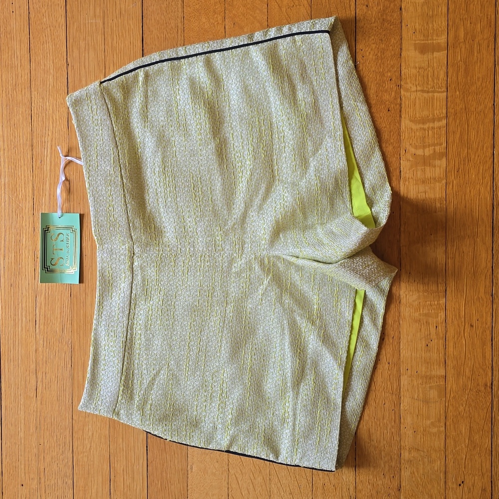 NWT, Sail to Sable, Limeade Shimmery Shorts, Women's 6